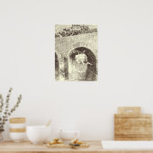 Pissarro - moord op een in de steek gelaten vrouw poster (Keuken)