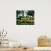 Pissarro - Morgen Zonlicht Effect Eragny Poster (Keuken)