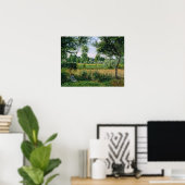 Pissarro - Morgen Zonlicht Effect Eragny Poster (Thuiskantoor)