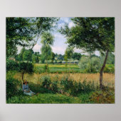 Pissarro - Morning Sunlight Effect Eragny Poster (Voorkant)