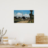 pissarro - obanken van de Oise bij Pontoise Poster (Keuken)