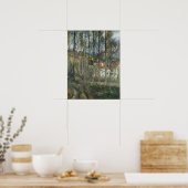 Pissarro - Ossen heuvel bij L'Hermitage Poster (Keuken)