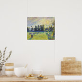Pissarro - Pasture Sunset Eragny 1890 Poster (Keuken)