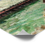 Pissarro - pier en semafoor van 1903 poster (Hoek)