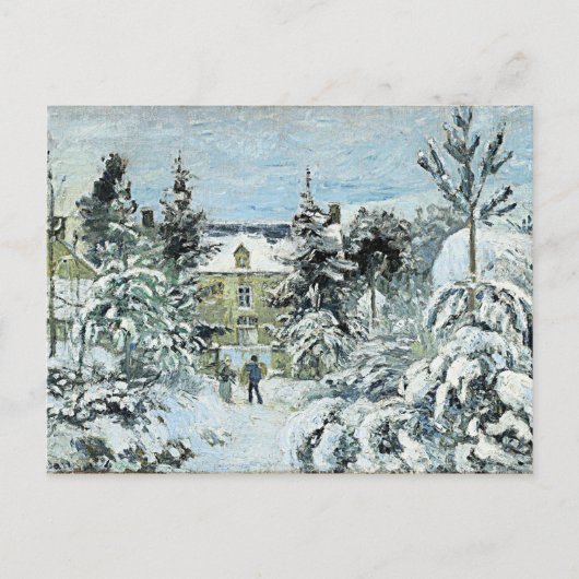 Pissarro - Piette's House in Montfoucault Briefkaart (Voorkant)