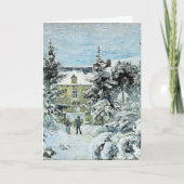 Pissarro - Piette's House in Montfoucault Kaart (Voorkant)