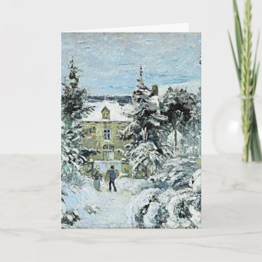 Pissarro - Piette's House in Montfoucault Kaart (Voorkant)