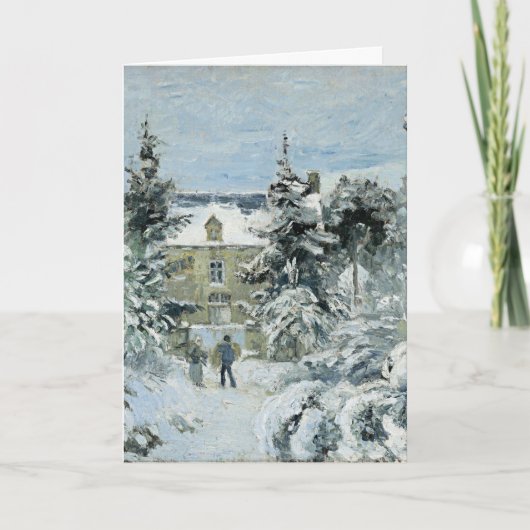 Pissarro - Piette's House in Montfoucault, Kaart (Voorkant)