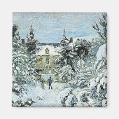 Pissarro - Piette's House in Montfoucault Magneet (Voorkant)