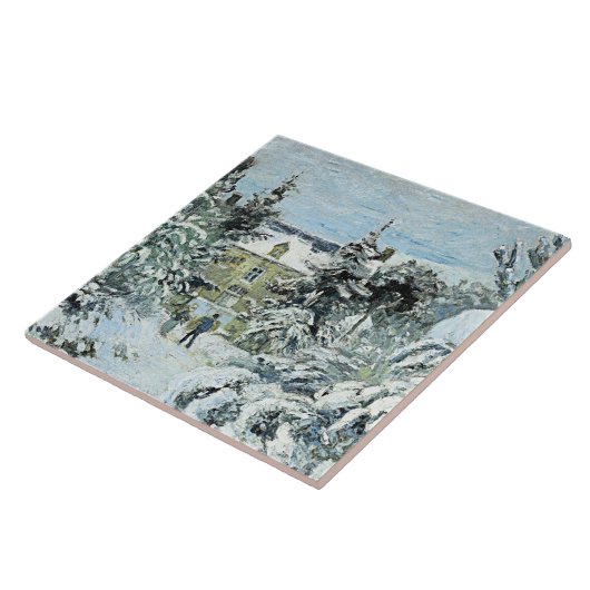 Pissarro - Piette's House in Montfoucault Tegeltje (Zijkant)