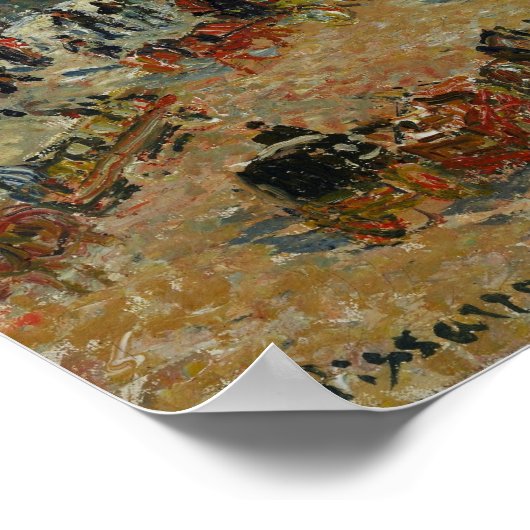 Pissarro - Pont-Neuf Poster (Hoek)