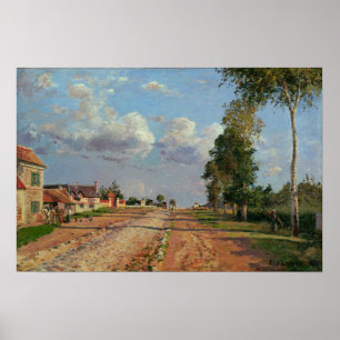 Pissarro - Route de Versailles Rocquencourt Poster
