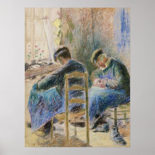 Pissarro - Shoemakers 1878 Poster (Voorkant)