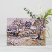Pissarro - sneeuw op Montfoucault (Staand voorkant)