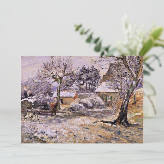 Pissarro - sneeuw op Montfoucault (Staand voorkant)