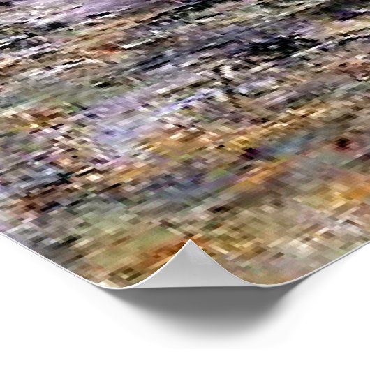 Pissarro - sneeuw op Montfoucault Poster (Hoek)