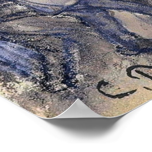 pissarro - stadsopstand in Parijs 1870 Poster (Hoek)