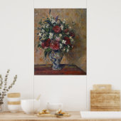 Pissarro Still life with peonies and mock orange Poster (Keuken)
