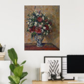 Pissarro Still life with peonies and mock orange Poster (Thuiskantoor)