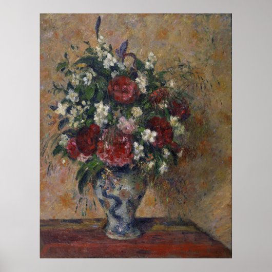 Pissarro Still life with peonies and mock orange Poster (Voorkant)