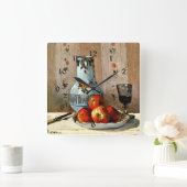 Pissarro - Stilleven met appels en kan, Vierkante Klok (Huis)