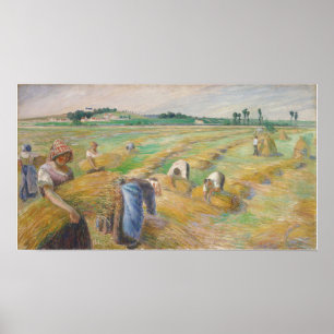 Pissarro - The Harvest Poster