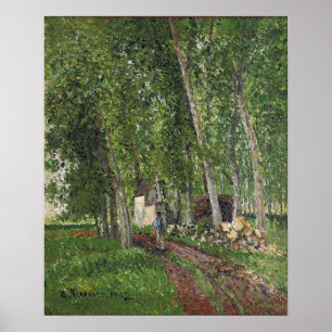Pissarro - Thicket te Moret 1902 Poster