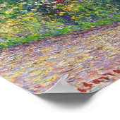 Pissarro - tuin van Octave Mirbeau bij Damps ( eur Poster (Hoek)