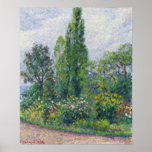 Pissarro - Tuin van Octave Mirbeau in Damps (Eure) Poster