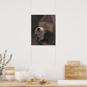 Pissarro - Vrouw in Hemd bij het Bed 1896 Poster (Keuken)