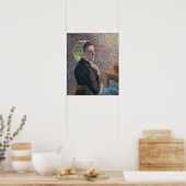 Pissarro - Vrouw met Green Scarf 1893 Poster (Keuken)