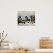 Pissarro - weg naar Versailles bij Louveciennes 18 Poster (Keuken)