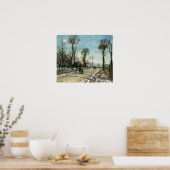 Pissarro - weg naar Versailles Louveciennes Winter Poster (Keuken)
