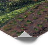 pissarro - werkzaam in de tuin 1898 poster (Hoek)