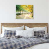Pissarro's 'Hyde Park' Canvas Afdruk (Insitu (Slaapkamer))