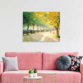 Pissarro's 'Hyde Park' Canvas Afdruk (Insitu (Woonkamer))