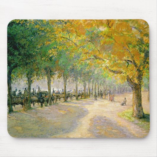 Pissarro's "Hyde Park" - Mousepad Muismat (Voorkant)