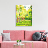 Pissarro's "Landschap in St Charles" Canvas Afdruk (Insitu (Woonkamer))