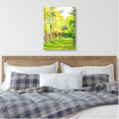 Pissarro's "Landschap in St Charles" Canvas Afdruk (Insitu (Slaapkamer))