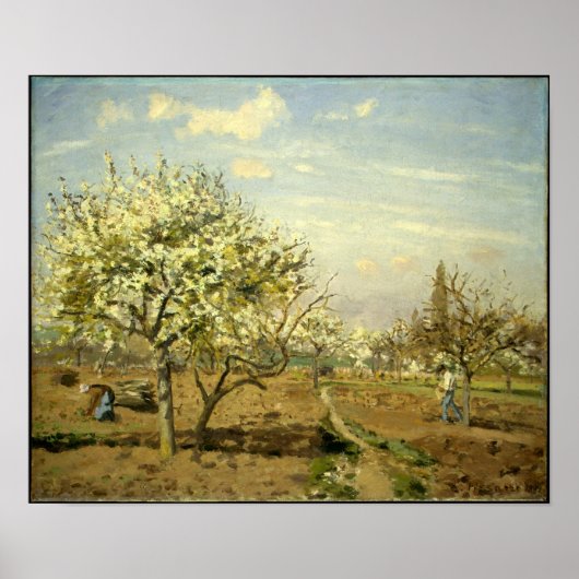 Pissarro's "The Orchard" - Poster (Voorkant)