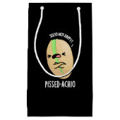 Pissed-achio Grappige Pistache Pun Donker BG Klein Cadeauzakje (Voorkant)