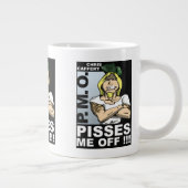 Pisses me off Jumbo Mok - één afbeelding (Rechts)