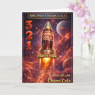 Pissig op Arcadia maatjes cola retro sci-fi pa Kaart
