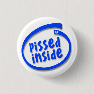 Pissig vanbinnen ronde button 3,2 cm