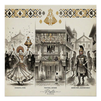 Pista — Sinulog · Pahiyas · Moriones Perfect Poster