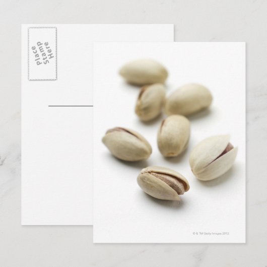 Pistachanoten. Briefkaart (Voorkant / Achterkant)