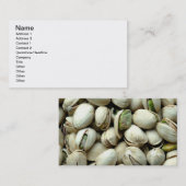 Pistachanoten Visitekaartje (Voorkant / Achterkant)
