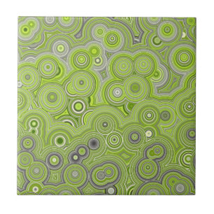 Pistache Agate Flow – Elegante Abstracte Patroon Tegeltje