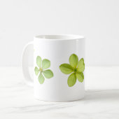Pistache Bloem Koffiemok (Voorkant links)