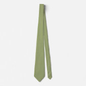 Pistache & Boter Geel Micro Damast Luxe Stropdas (Voorkant)